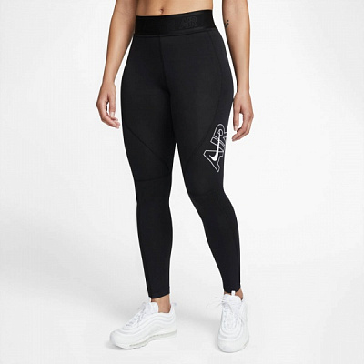 Лосины Nike W NSW AIR TIGHTS HR DM6065-010 р.M черный