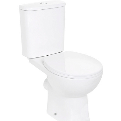 Унітаз-компакт Water House Flat rimless, сид. поліпропилен soft-close MFZ-22D