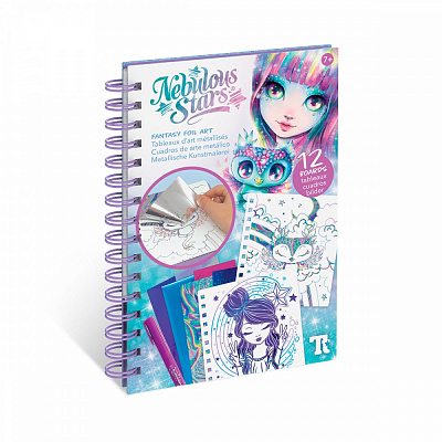 Набор для творчества Nebulous Stars Скетчбук Фантазийное искусство из фольги 11025