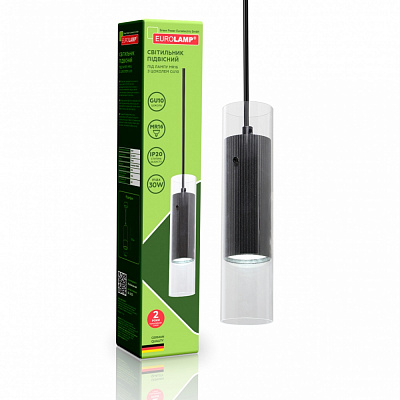 Подвес Eurolamp ShineRod 1x/GU10 черный LED-LP-1хGU10(black)