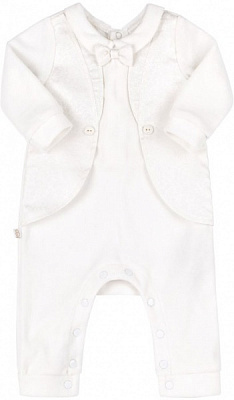 Комбинезон для мальчика Bembi Сhristening КБ137 р.56 молочный 3137011830.200 