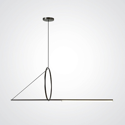 Люстра подвесная Berger 1x12 Вт LED-модуль черный 7016-PL-12 Black