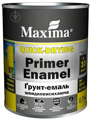 Ґрунт-емаль Maxima хакі мат 0,75л 0,75кг