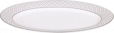 Блюдо овальное Annabelle platinum 23 см Fiora 