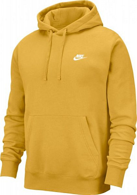 Джемпер Nike M NSW CLUB HOODIE PO BB BV2654-761 р. S желтый