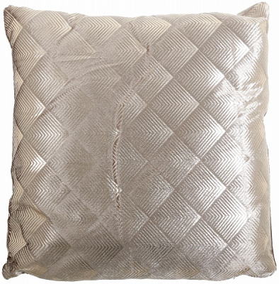 Подушка KM с напылением геометрия 100% полиэстер 45x45 см золотой 