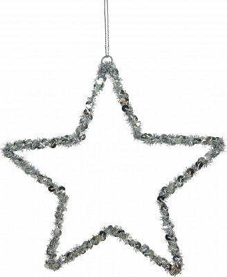 Декоративная подвеска Decormaker Design звезда контурная 17 см MC82-30981-2