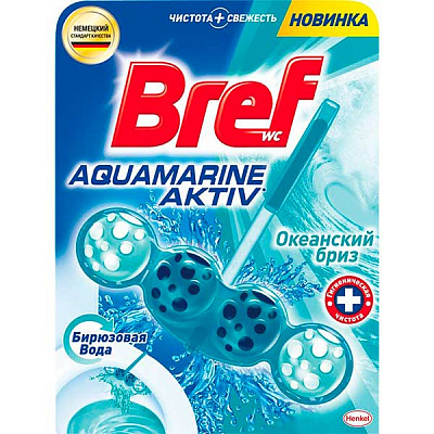 Гігієнічний блок для унітазу Bref Aquamarine Aktiv 50 г