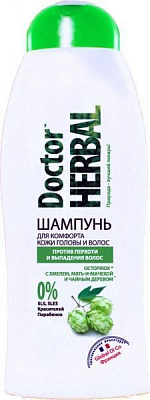 Шампунь Dr Herbal Проти лупи і випадіння волосся 400 мл