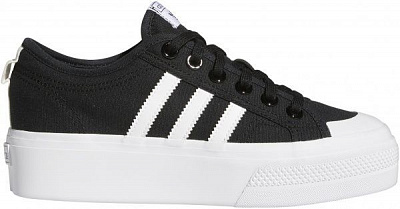 Кеды Adidas NIZZA PLATFORM W FV5321 р. UK 6 черный