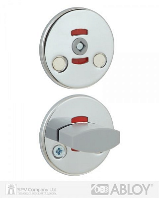 Накладка Abloy LH001 FIN ROUND 40 мм FE CR WC полированный хром