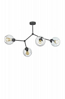 Люстра потолочная TK Lighting Fairy 4x60 Вт E27 черный/графит 2730 