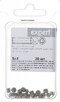 Штифт метрическая 5x4 мм 20 шт. DIN 914 5x4 мм 20 шт.