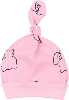 Шапочка-вузлик Фламінго Cat р.68 рожевий 557-015