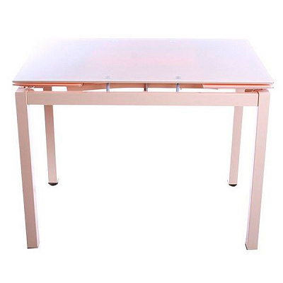 Стол обеденный Crystal capuchino раскладной 1700/1100х700х8 мм капучино