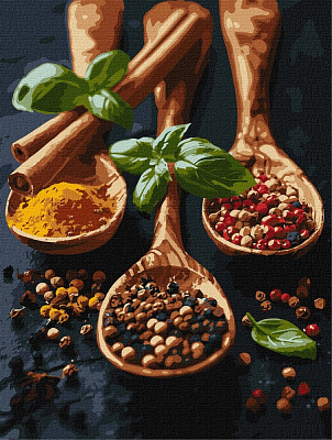 Картина по номерам Изысканные специи ©art_selena_ua Ideyka