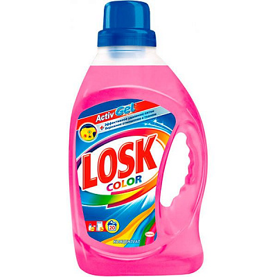 Гель для машинной и ручной стирки Losk Color 1 л