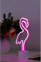 Настольная лампа Sensio Neon Фламинго 1 Вт розовый 9180-HLN
