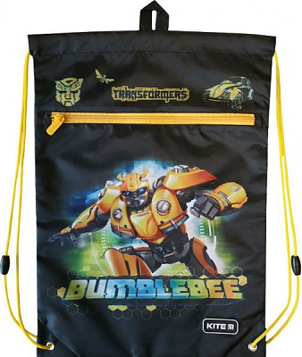 Сумка для обуви с карманом Education Transformers BumbleBee Movie TF19-601M-1 KITE