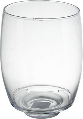 Ваза стеклянная прозрачная 20х26 см