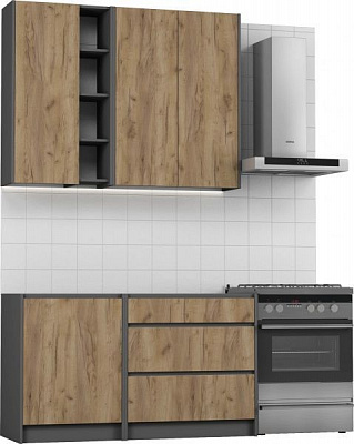 Кухня МС Идея КРАФТ (без столешницы) ДСП 1,4 м 