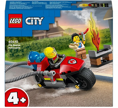 Конструктор LEGO City Пожежний рятувальний мотоцикл 60410