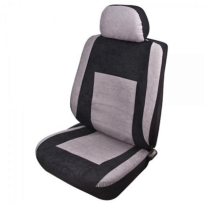Комплект чохлів на сидіння Vitol JX161079V-Full (10) чорний із сірим