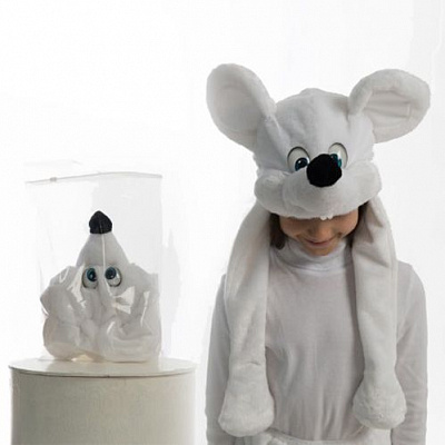 Шапочка карнавальная КАРНАВАЛІЯ Мышонок Тиша 91008 