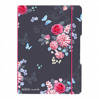 Блокнот My.Book Flex А5 40 аркушів клітинка Ladylike Flowers 50021512 Herlitz