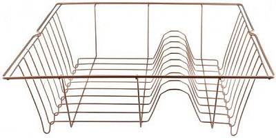 Сушарка для посуду Metaltex 323640 Copper 36x33x12 см мідь