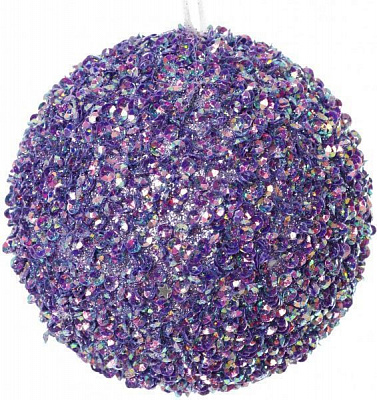 Шар пенопластовый d100 0918 темно-фиолетовый