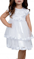 Платье Sasha р.98 белый 4134 