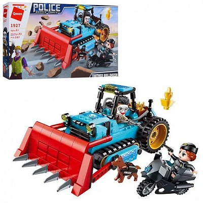 Конструктор Qman 1927 спецтехніка мотоцикл фігурки ODT100412