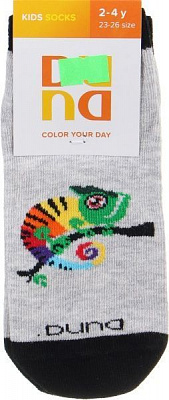 Шкарпетки дитячі унісекс Duna 4210 р.16–18 світло-сірий