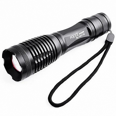 Ліхтарик Bailong Police 1837-T6 чорний