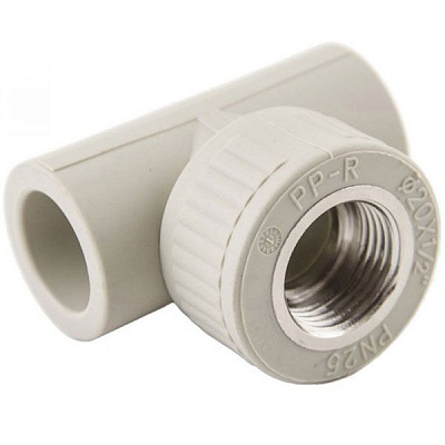 Трійник Evro-Termo комбінований ВР 25*3/4*25