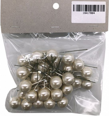 Набір новорічних декорацій Ягоди 15 см білий перламутровий EPI-A417004