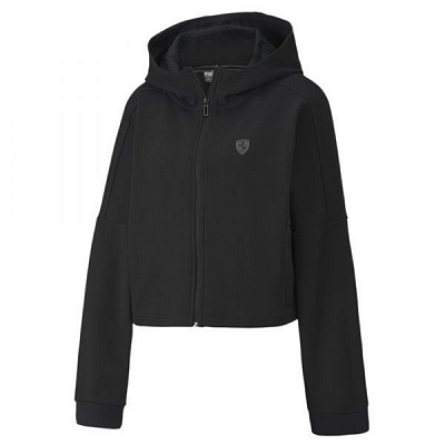 Джемпер Puma Ferrari Wmn Hooded Sweat Jkt 59613101 р. L чорний