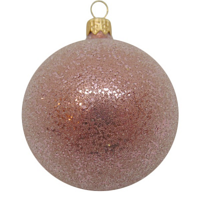 Шар новогодний d80 сахарн. ,9632-31/30869 