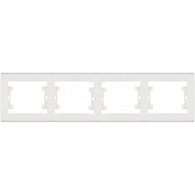 Рамка четырехместная Makel Manolya горизонтальная белый 41001704