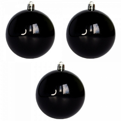 Набір ялинкових куль Девілон 251437 d80 мм 3 шт./уп.