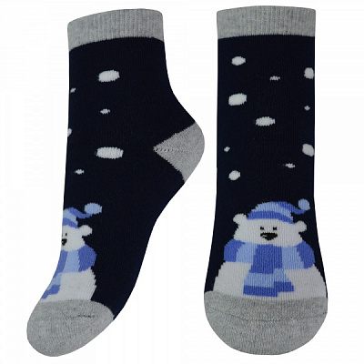 Носки детские унисекс Легка хода 9250 р. 14–16 черно-синий 