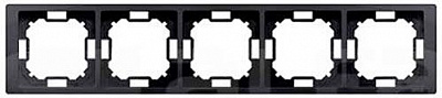 Рамка пятиместная Simon Basic Neos универсальная матовый графит BMRC5/28
