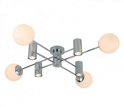 Люстра Miorro Palermo металл/стекло 4x7 Вт GU10 хром 51-311-042