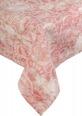 Скатерть Paris Вензель 110x133 см терракот La Nuit 