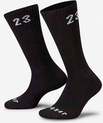 Шкарпетки Jordan U JORDAN ESSENTIAL CREW 3PR DA5718-010 р.M чорний