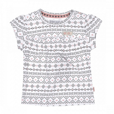 Футболка для дівчаток Dirkje р.110 білий V42235-35