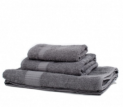 Рушник махровий ОЕ New 140x70 см темно-сірий UP! (Underprice)
