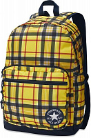 Рюкзак Converse Go 2 Backpack YELLOW_PLAID/OBSIDIAN 10019901-745 черный с желтым