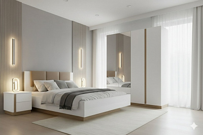 Кровать Центр Меблів Porta 160x200 см белый